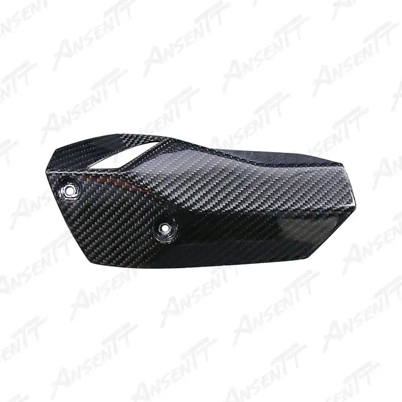Carbon Fiber Exhaust Heat Shield for BMW S1000XR 2020-2023, 2x2 Twill Weave (Glossy