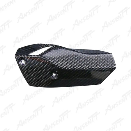 Carbon Fiber Exhaust Heat Shield for BMW S1000XR 2020-2023, 2x2 Twill Weave (Glossy
