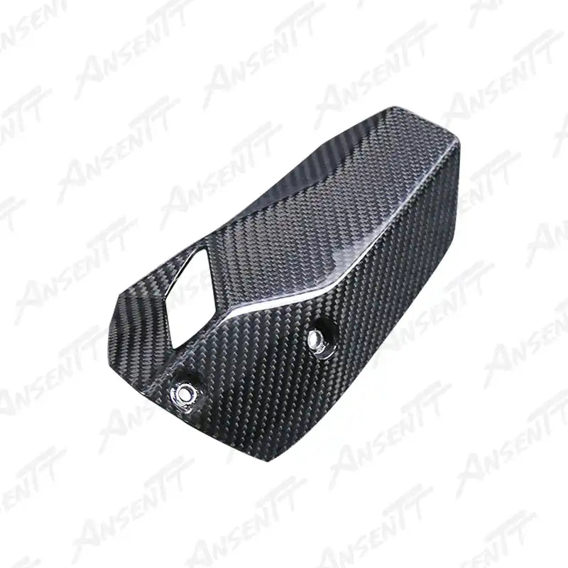 Carbon Fiber Exhaust Heat Shield for BMW S1000XR 2020-2023, 2x2 Twill Weave (Glossy