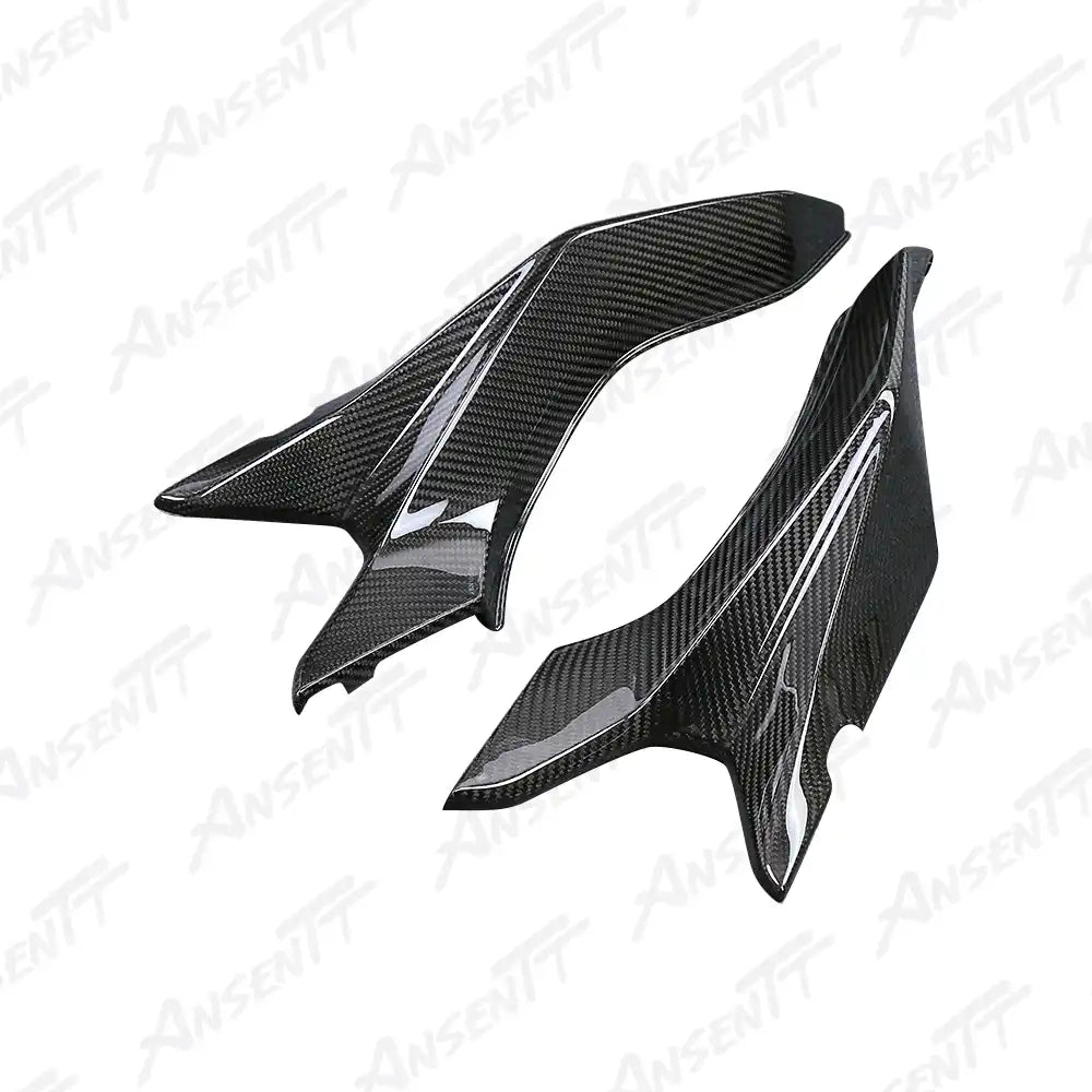 Carbon Fiber Under Seat Side Panels (Pair) for BMW S1000XR 2020-2023, 2x2 Twill Weave (Glossy)