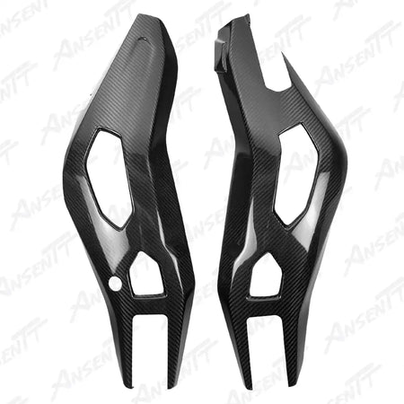Carbon Fiber Rear Swingarm Cover for BMW S1000XR 2020-2023, 2x2 Twill Weave (Glossy)