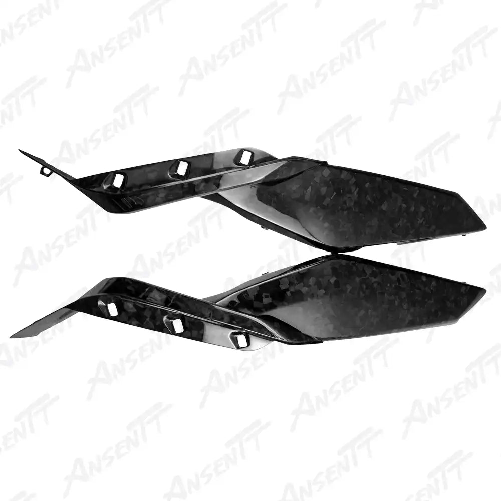 Carbon Fiber Lower Side Tank Panels (Pair) for BMW S1000XR 2020-2023, 2x2 Twill Weave (Glossy)