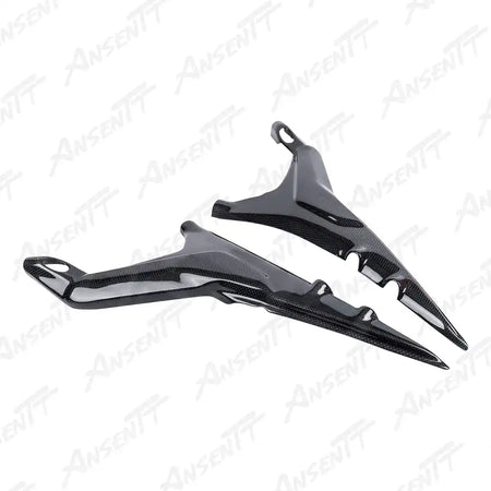 Carbon Fiber Rear Subframe Covers Protectors (Pair) for Ducati Panigale V4  V4S 2020-2022 - 2x2 Twill Glossy