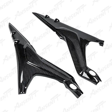 Carbon Fiber Rear Subframe Covers Protectors (Pair) for Ducati Panigale V4  V4S 2020-2022 - 2x2 Twill Glossy