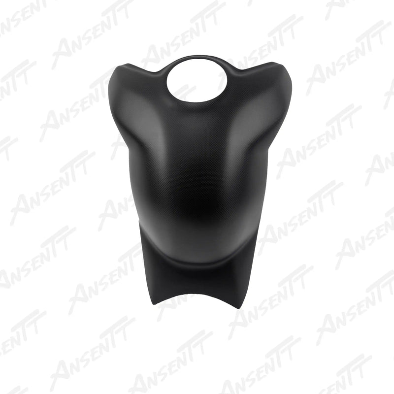 Cache-réservoir intégral en fibre de carbone pour Ducati Panigale V4 V4S 2020-2022 - Sergé 2x2 Brillant
