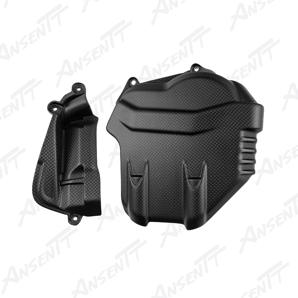 Carbon Fiber Engine Cover Protector Set