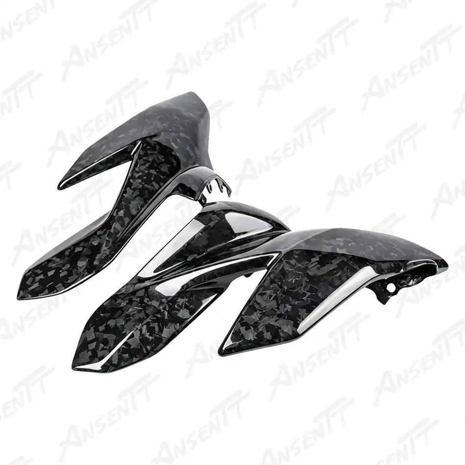 Carbon Fiber Tank Side Panels (Pair) for Ducati Streetfighter V4  V4S  V4 SP 2020-2022 - 2x2 Twill Glossy