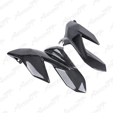 Carbon Fiber Tank Side Panels (Pair) for Ducati Streetfighter V4  V4S  V4 SP 2020-2022 - 2x2 Twill Glossy