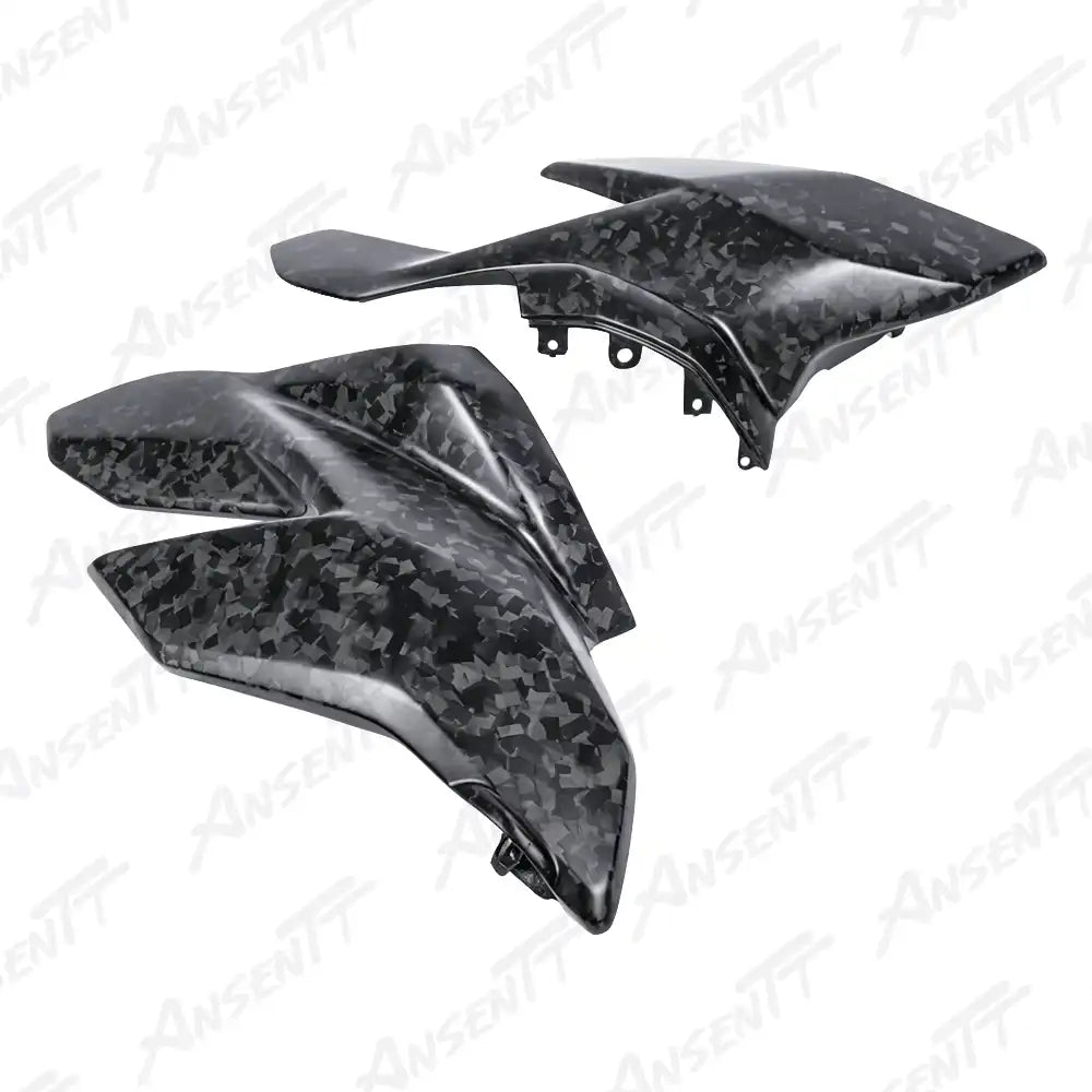 Carbon Fiber Tank Side Panels (Pair) for Ducati Streetfighter V4  V4S  V4 SP 2020-2022 - 2x2 Twill Glossy