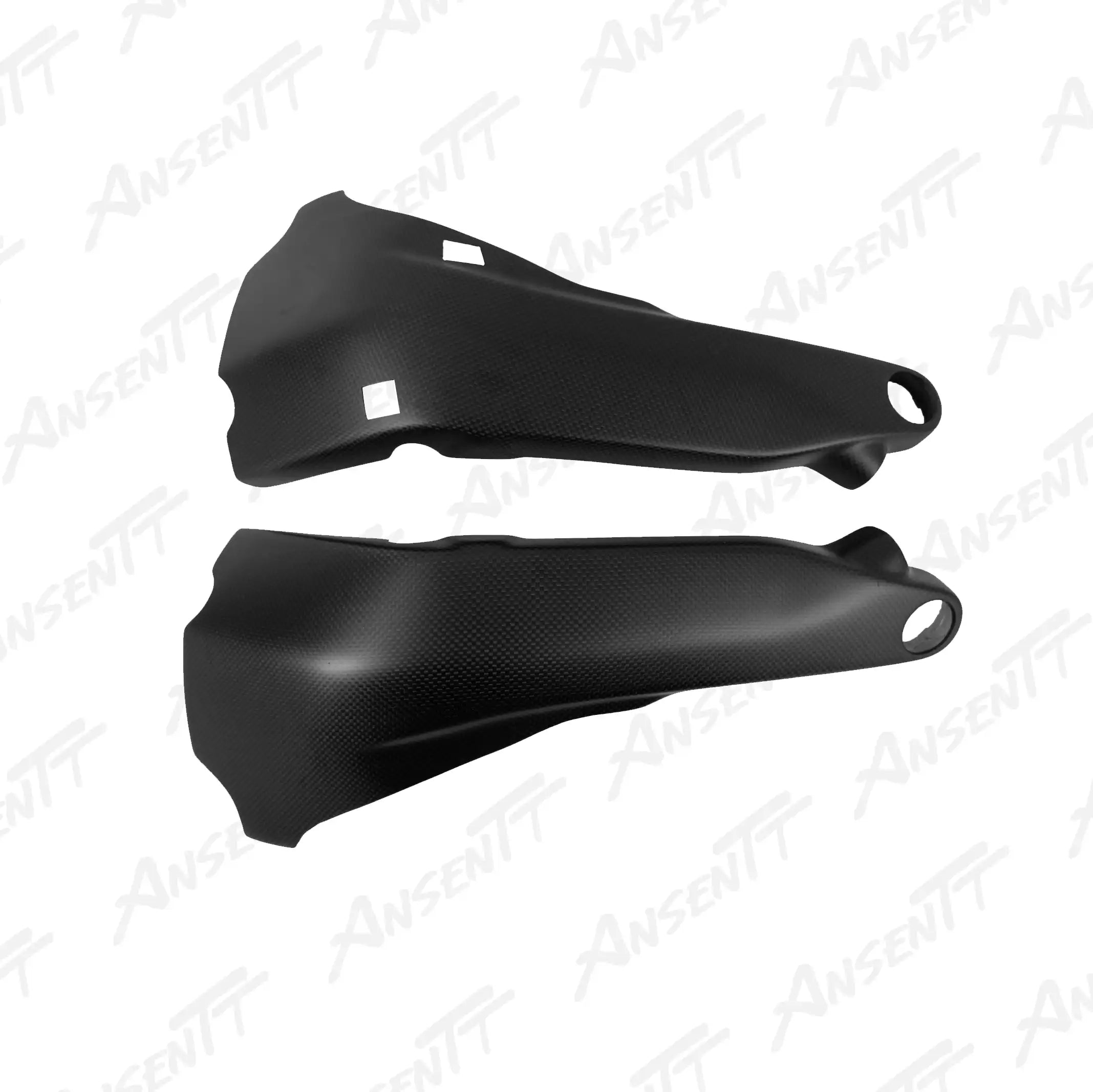 Carbon Fiber Frame Covers Protectors (Pair) for Ducati Panigale V4 V4S V4SP & Streetfighter V4 V4S V4SP 2018-2024 - 2x2 Twill Glossy