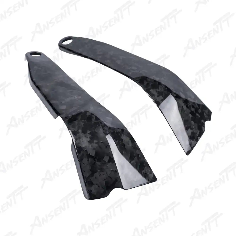 Carbon Fiber Frame Covers Protectors (Pair) for Ducati Panigale V4 V4S V4SP & Streetfighter V4 V4S V4SP 2018-2024 - 2x2 Twill Glossy