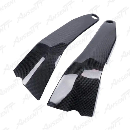 Carbon Fiber Frame Covers Protectors (Pair) for Ducati Panigale V4 V4S V4SP & Streetfighter V4 V4S V4SP 2018-2024 - 2x2 Twill Glossy