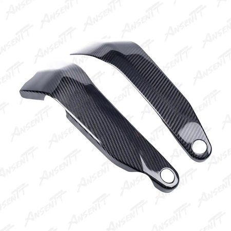 Carbon Fiber Frame Covers Protectors (Pair) for Ducati Panigale V4 V4S V4SP & Streetfighter V4 V4S V4SP 2018-2024 - 2x2 Twill Glossy