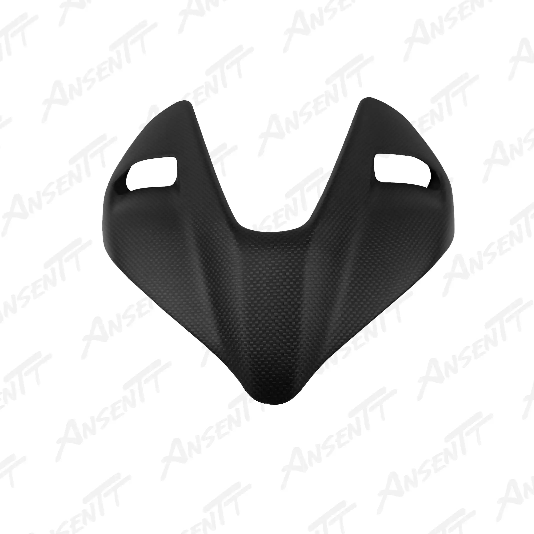 Carbon Fiber Headlight Fairing Mask Panel for Ducati Streetfighter V4 V4S V4SP V2 2020-2024 - 2x2 Twill Glossy