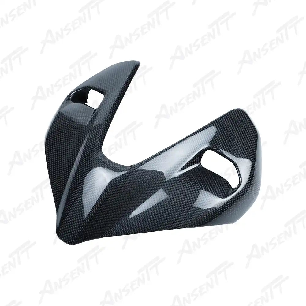 Carbon Fiber Headlight Fairing Mask Panel for Ducati Streetfighter V4 V4S V4SP V2 2020-2024 - 2x2 Twill Glossy