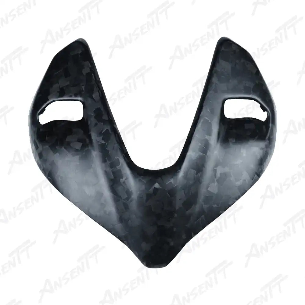 Carbon Fiber Headlight Fairing Mask Panel for Ducati Streetfighter V4 V4S V4SP V2 2020-2024 - 2x2 Twill Glossy