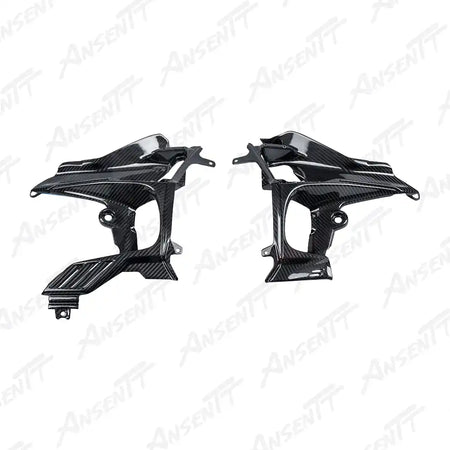 Carbon Fiber Inner Side Panels for Ducati Streetfighter V4  V4S  V4 SP 2020-2024 - 2x2 Twill Glossy
