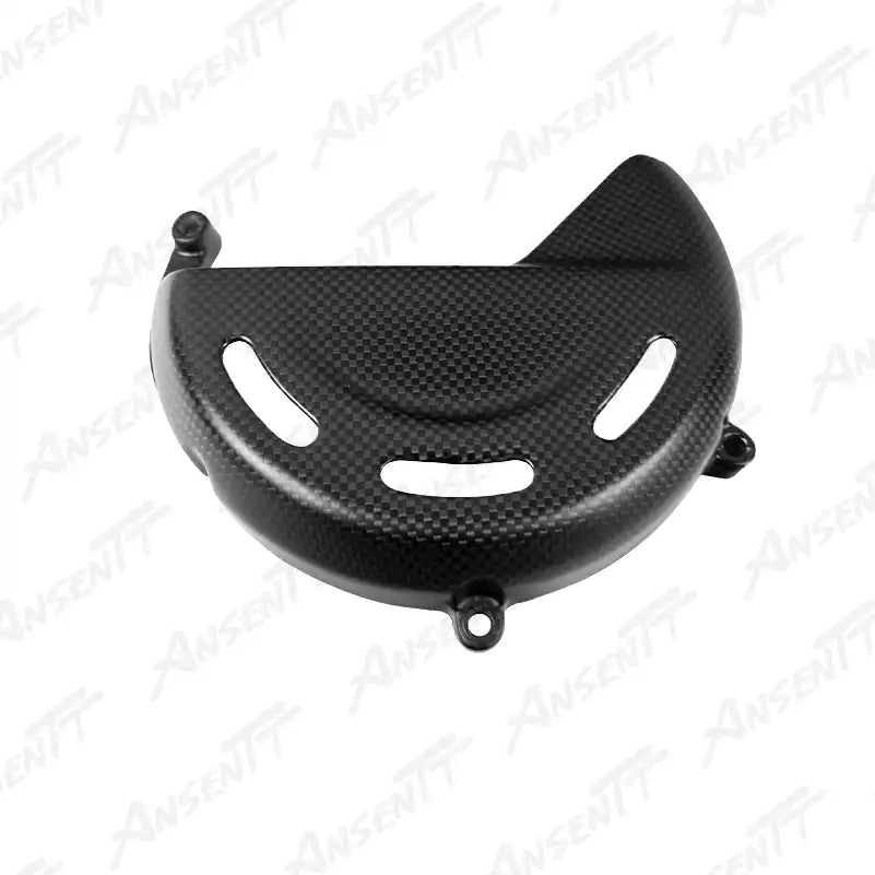 Carbon Fiber Dry Clutch Case Cover Protector for Ducati Panigale V4 V4S V4R & Streetfighter V4 V4S 2018-2024 - 2x2 Twill Glossy