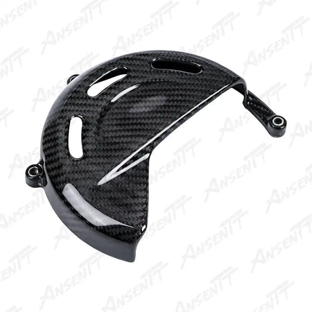 Carbon Fiber Dry Clutch Case Cover Protector for Ducati Panigale V4 V4S V4R & Streetfighter V4 V4S 2018-2024 - 2x2 Twill Glossy
