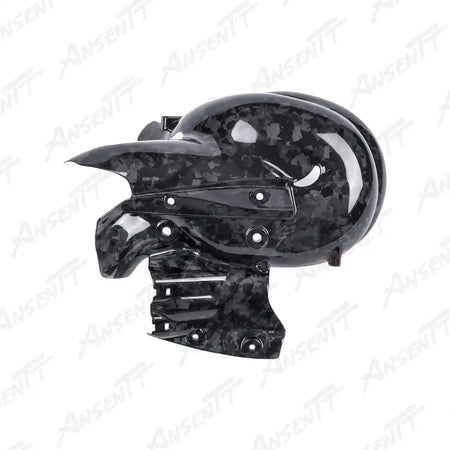 Carbon Fiber Exhaust Heat Shield Cover for Ducati Panigale V4  V4S & Streetfighter V4  V4S 2021-2024 (Euro 5  Stock Exhaust) - 2x2 Twill Glossy