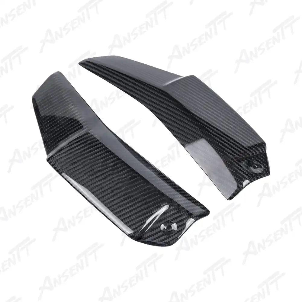 Carbon Fiber Radiator Side Covers Guards (Pair) for Ducati Streetfighter V4 V4S V4SP 2020-2024 - 2x2 Twill Glossy