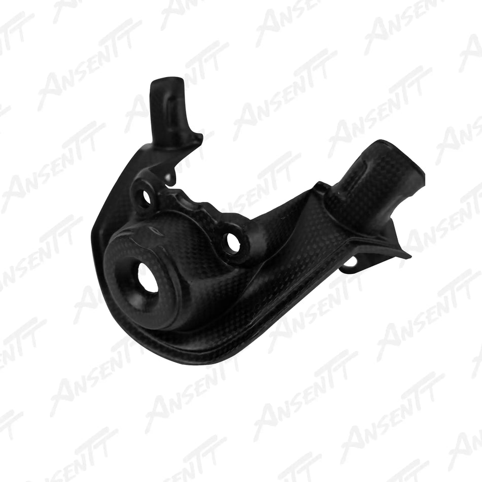 Carbon Fiber Key Ignition Switch Cover for Ducati Panigale V4 V4S V4SP (2018-2024) & Streetfighter V4 V4S V4SP (2020-2024) - 2x2 Twill Glossy
