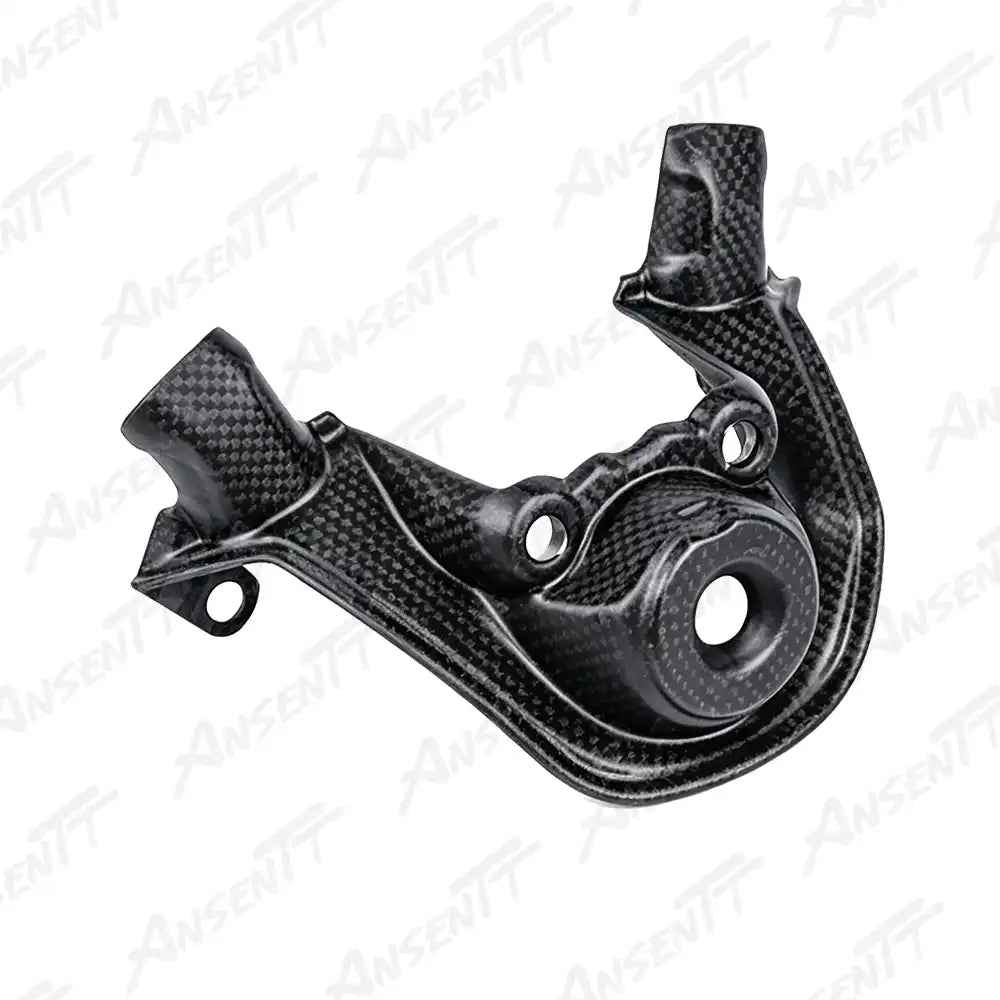 Carbon Fiber Key Ignition Switch Cover for Ducati Panigale V4 V4S V4SP (2018-2024) & Streetfighter V4 V4S V4SP (2020-2024) - 2x2 Twill Glossy