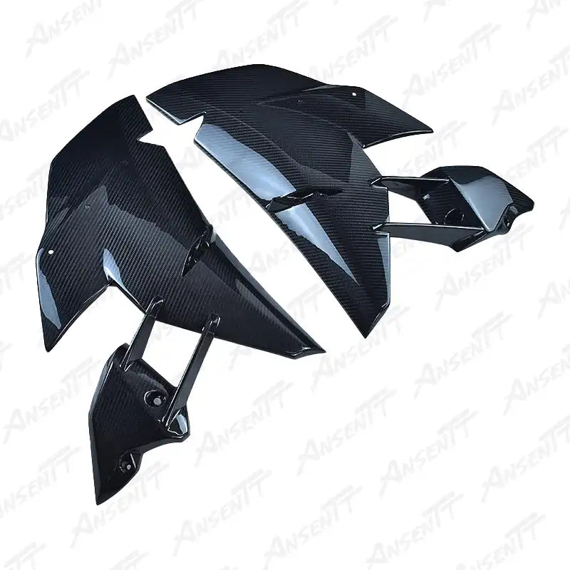 Carbon Fiber Side Fairing Panels (Pair) for Kawasaki Ninja H2 H2C H2R 2015-2024 - 2x2 Twill Glossy