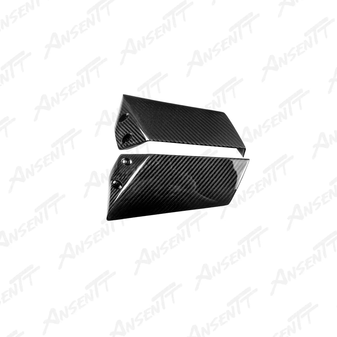 Carbon Fiber Upper Wings Winglets (Pair) for Kawasaki Ninja H2 H2C H2R 2015-2018 - 2x2 Twill Glossy