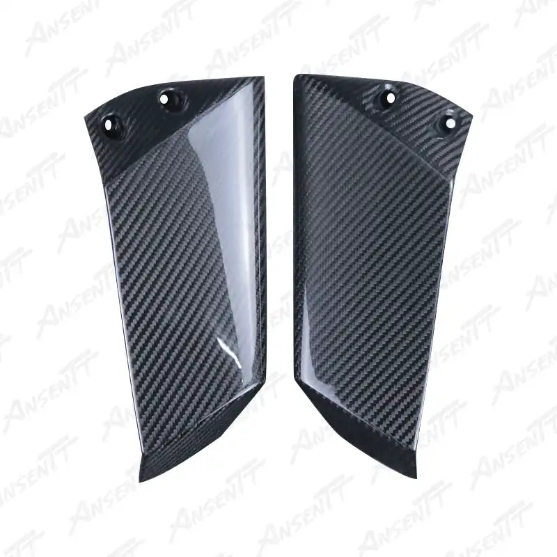 Carbon Fiber Upper Wings Winglets (Pair) for Kawasaki Ninja H2 H2C H2R 2015-2018 - 2x2 Twill Glossy