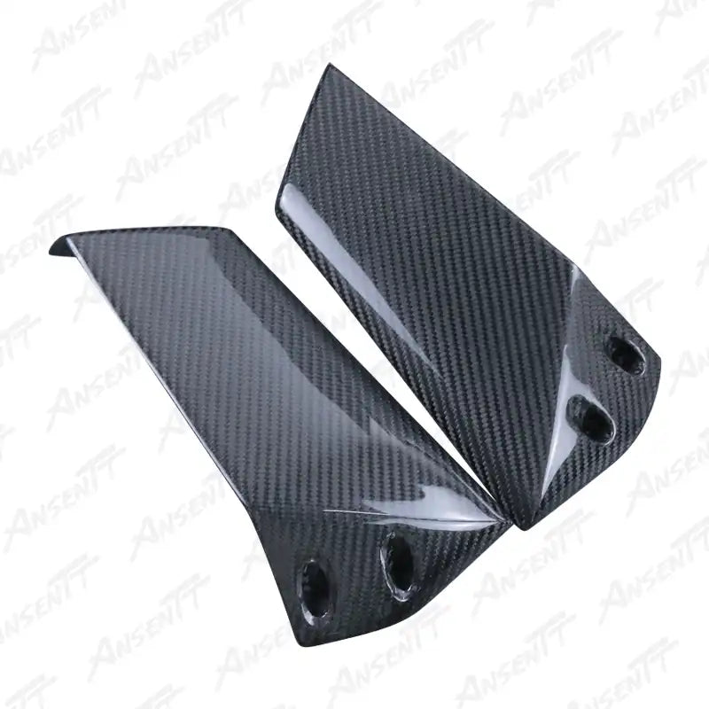 Carbon Fiber Upper Wings Winglets (Pair) for Kawasaki Ninja H2 H2C H2R 2015-2018 - 2x2 Twill Glossy
