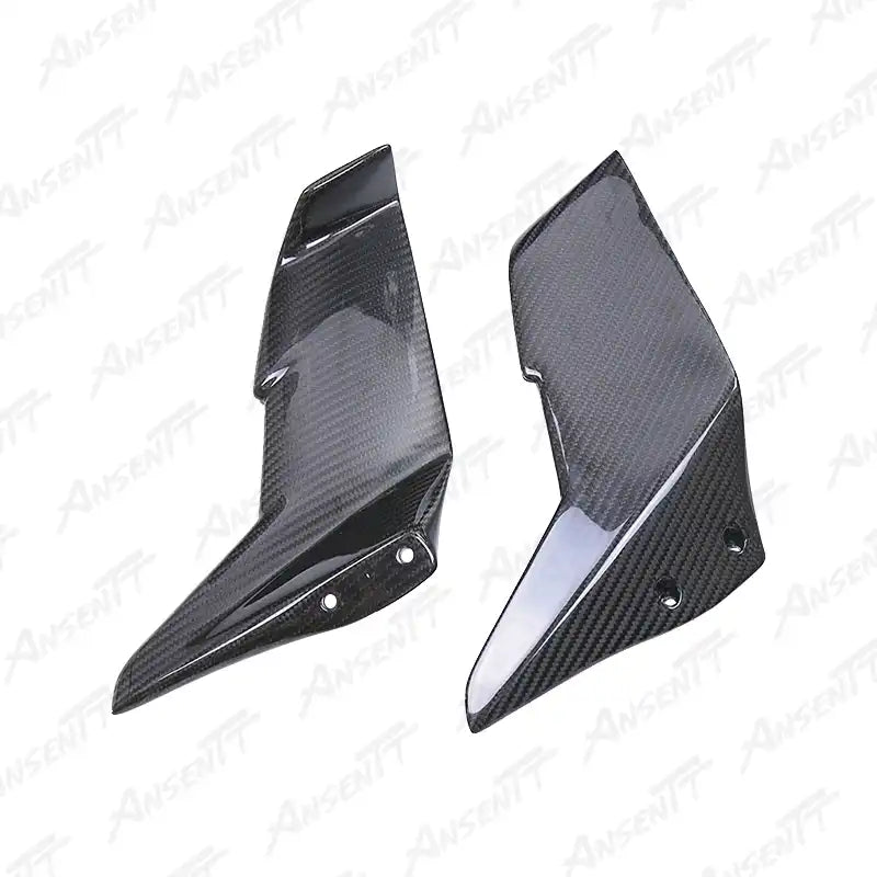 Carbon Fiber Upper Wings Winglets Gen2 (Pair) for Kawasaki Ninja H2 H2C H2R 2019-2024 - 2x2 Twill Glossy