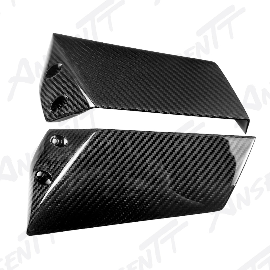 Gloss Carbon Fiber Aerodynamic Winglets Left & Right Pair