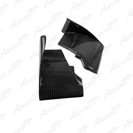 Carbon Fiber Lower Wings Winglets (Pair) for Kawasaki Ninja H2 H2C H2R 2015-2024 - 2x2 Twill Glossy