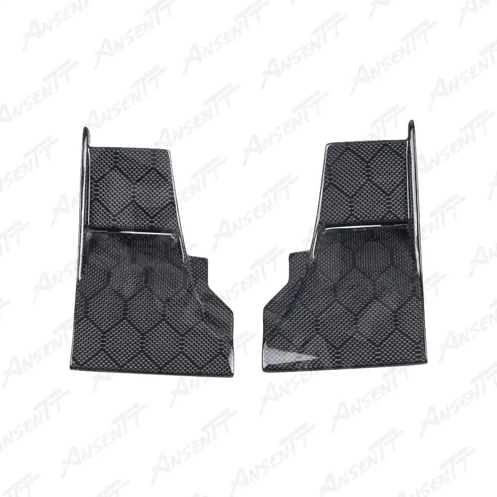 Carbon Fiber Lower Wings Winglets (Pair) for Kawasaki Ninja H2 H2C H2R 2015-2024 - 2x2 Twill Glossy