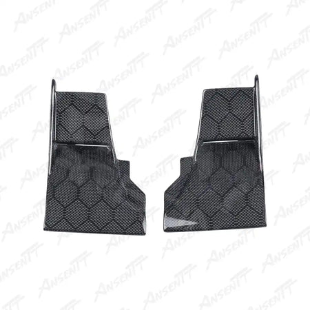 Carbon Fiber Lower Wings Winglets (Pair) for Kawasaki Ninja H2 H2C H2R 2015-2024 - 2x2 Twill Glossy