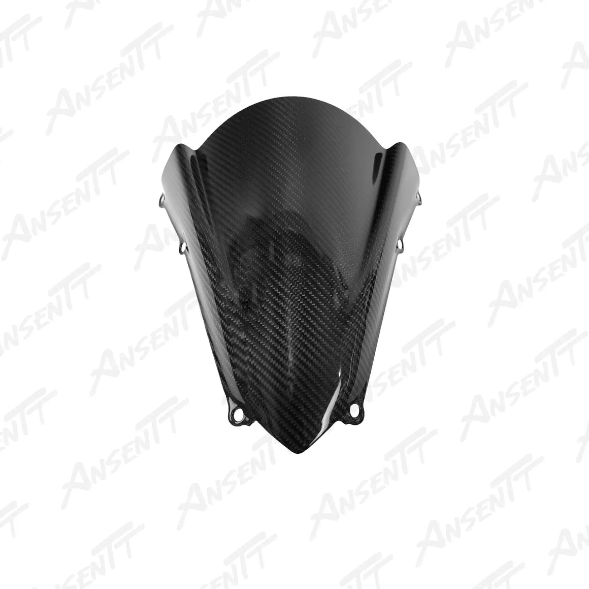 Carbon Fiber Windshield Windscreen for Kawasaki Ninja H2 H2C H2R 2015-2024 - 2x2 Twill Glossy