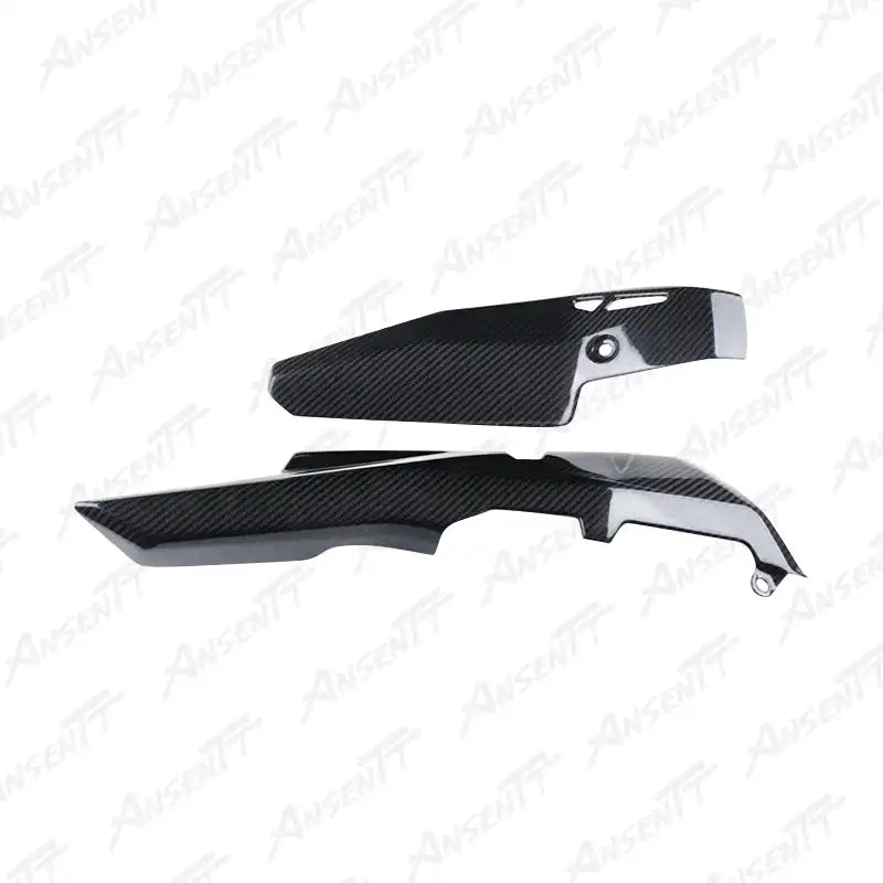 Carbon Fiber Exhaust Cover Heat Shield for Kawasaki Ninja H2 H2C H2R 2015-2024 - 2x2 Twill Glossy