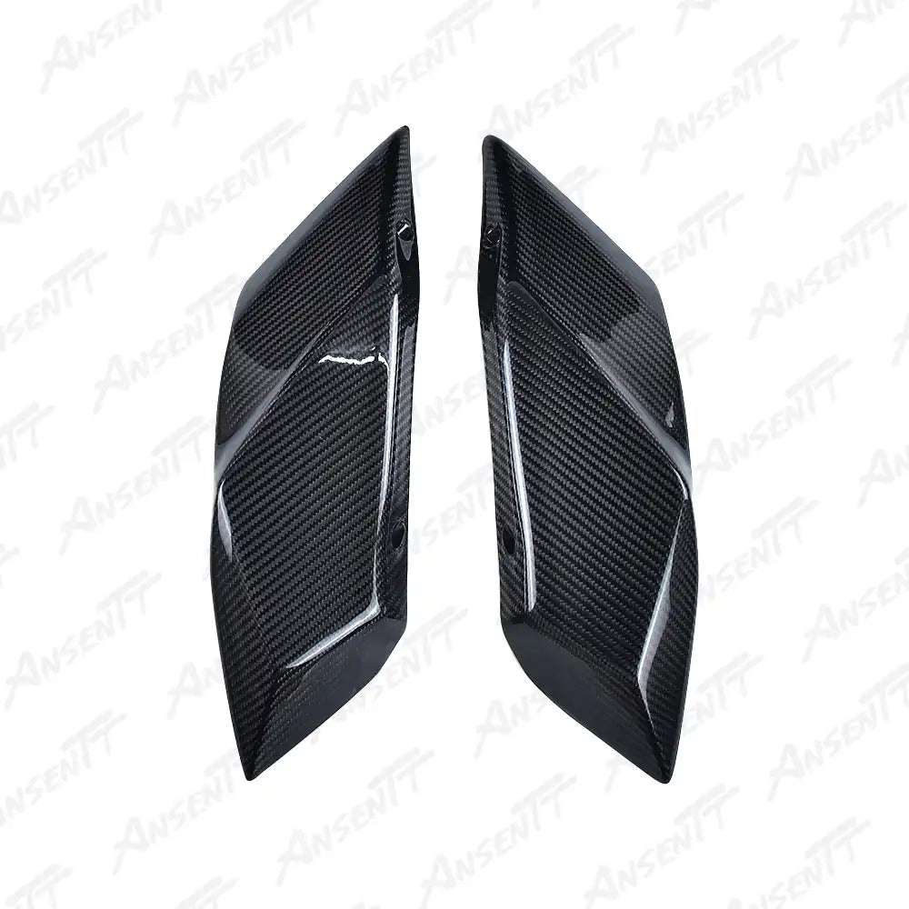 Carbon Fiber Tail Side Panels (Pair) for Kawasaki Ninja H2 H2C H2R 2015-2024 - 2x2 Twill Glossy