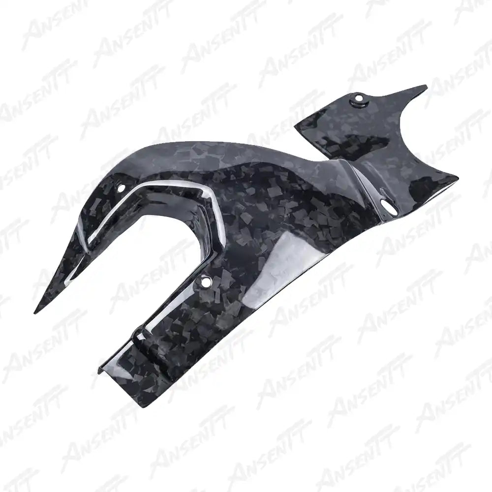 Carbon Fiber Swingarm Cover for Kawasaki Ninja H2 H2C H2R 2015-2024 - 2x2 Twill Glossy