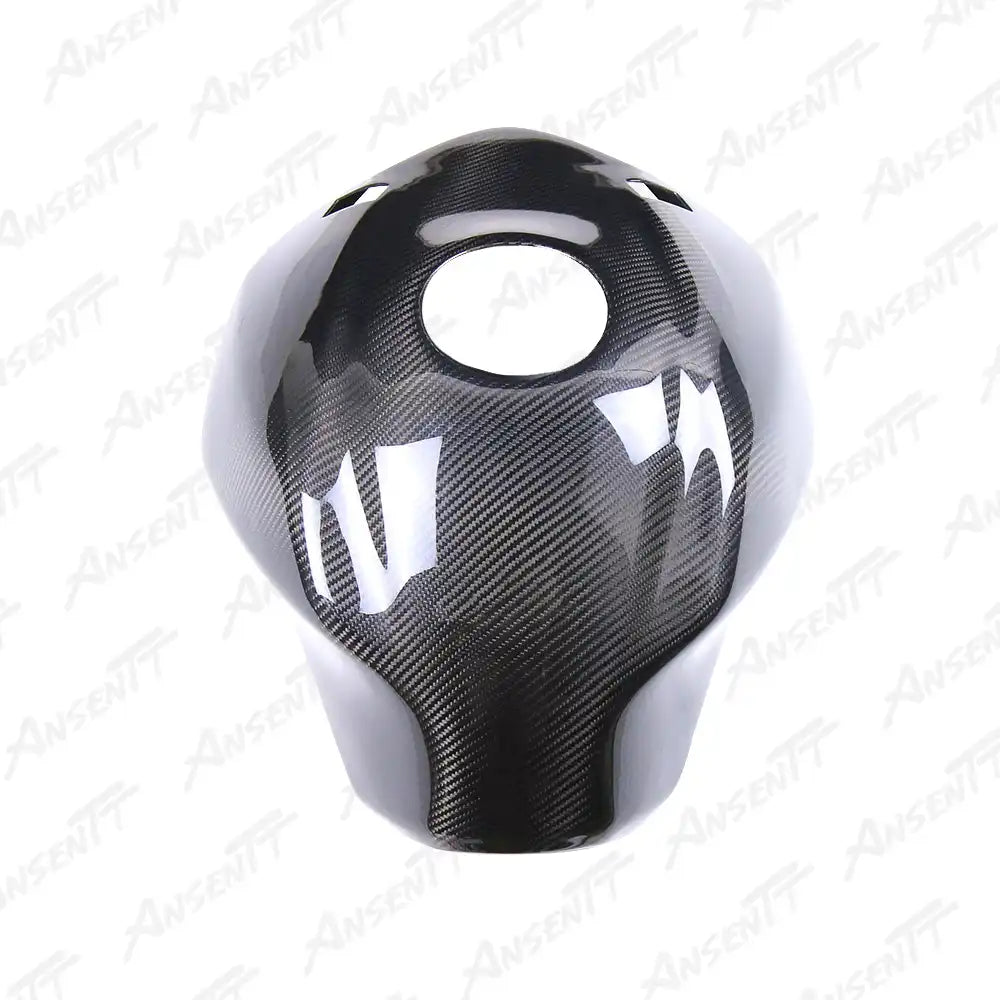 Carbon Fiber Fuel Tank Cover for Kawasaki Ninja H2 H2C H2R 2015-2024 - 2x2 Twill Glossy