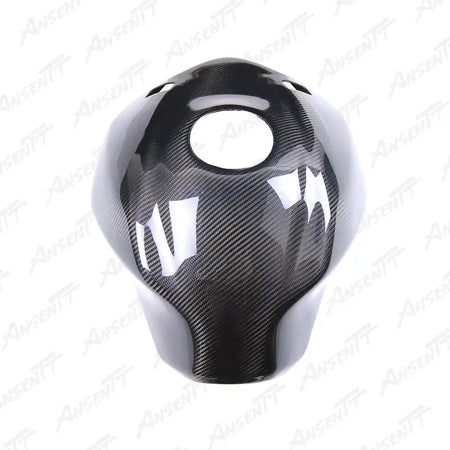 Carbon Fiber Fuel Tank Cover for Kawasaki Ninja H2 H2C H2R 2015-2024 - 2x2 Twill Glossy