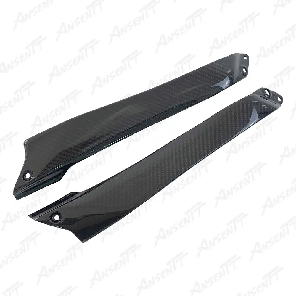 Carbon Fiber Tank Side Panels (Pair) for Kawasaki Ninja H2 H2C H2R 2015-2024 - 2x2 Twill Glossy