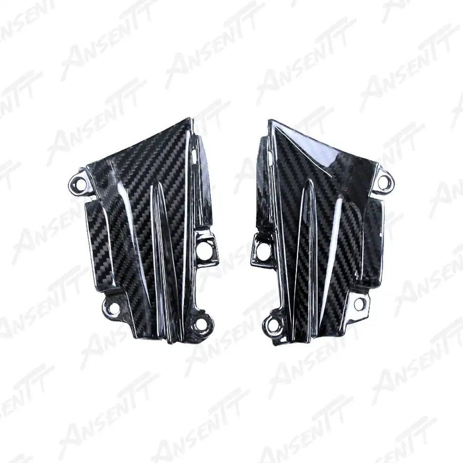 Carbon Fiber Inner Fairing Panels (Pair) for Kawasaki Z1000 Z1000R 2014-2024 - 2x2 Twill Glossy