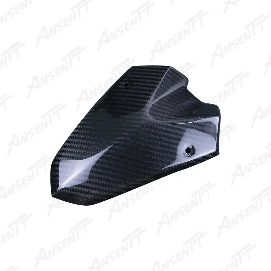 Carbon Fiber Headlight Upper Trim Panel for Kawasaki Z1000 Z1000R 2014-2024 - 2x2 Twill Glossy