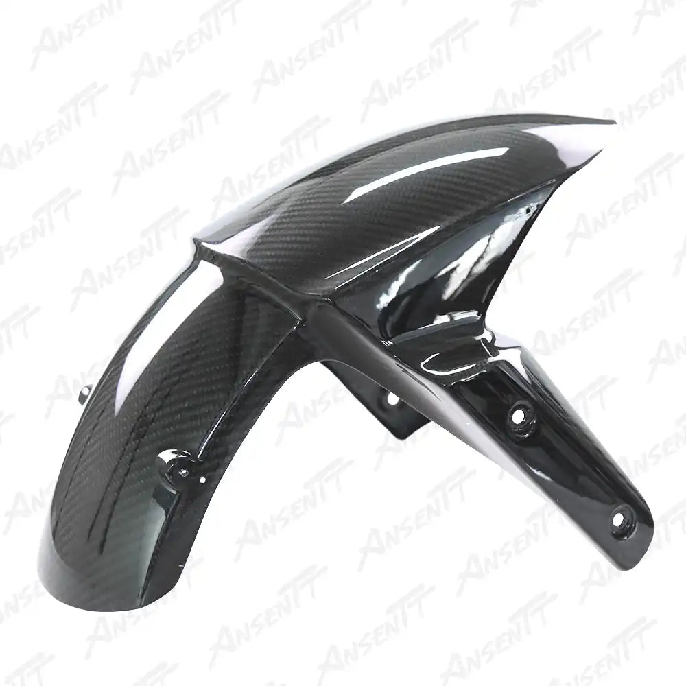 Carbon Fiber Front Fender for Kawasaki Z1000 Z1000R 2014-2024 - 2x2 Twill Glossy