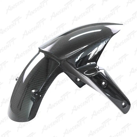 Carbon Fiber Front Fender for Kawasaki Z1000 Z1000R 2014-2024 - 2x2 Twill Glossy