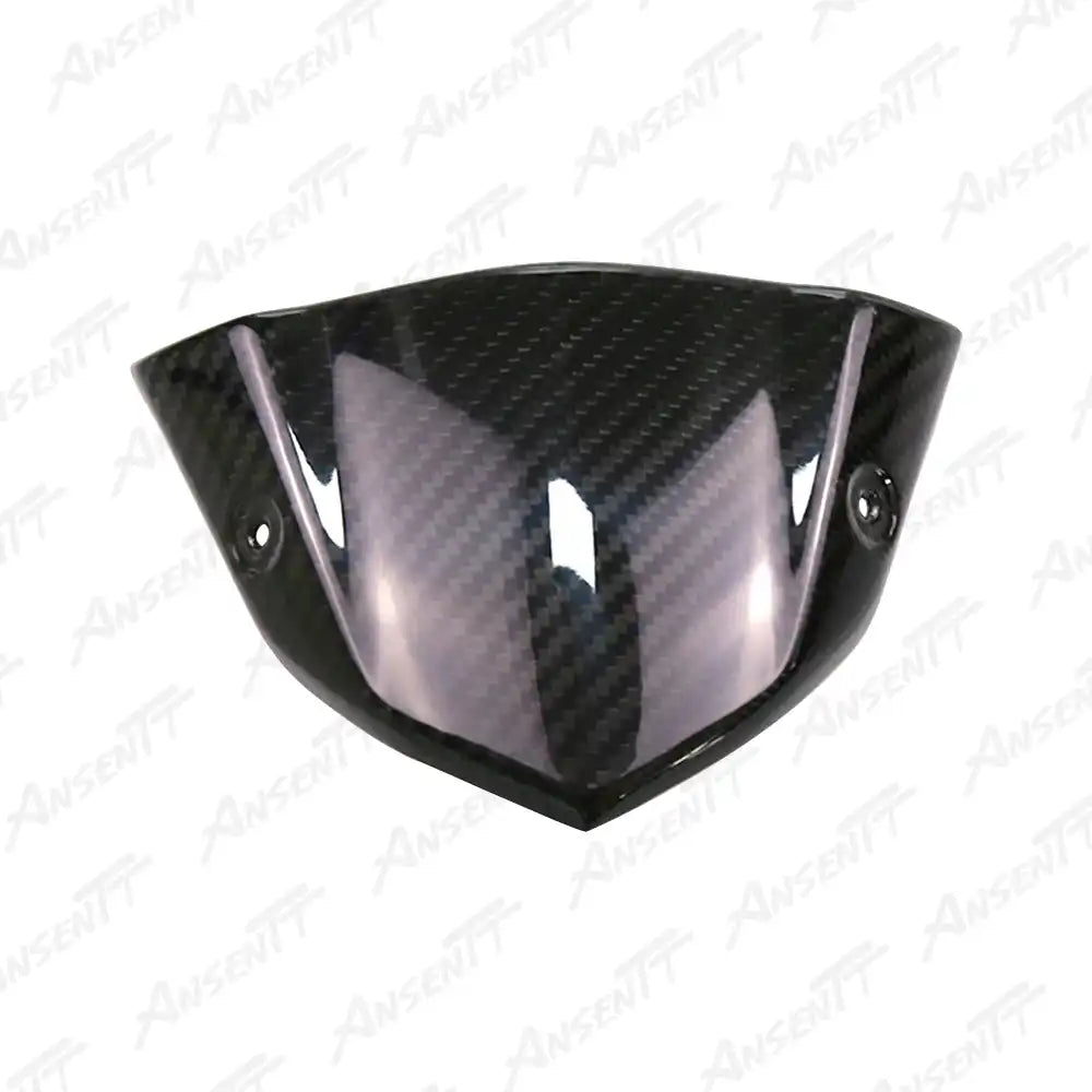 Carbon Fiber Front Instrument Windscreen for Kawasaki Z1000 Z1000R 2014-2024 - 2x2 Twill Glossy