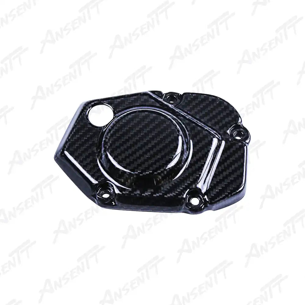 Carbon Fiber Engine Timing Pulse Cover Guard for Kawasaki Z1000 Z1000R 2014-2024 - 2x2 Twill Glossy