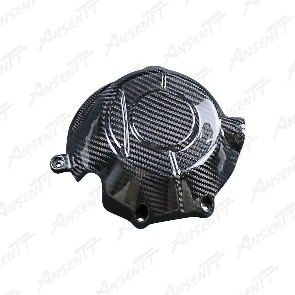 Carbon Fiber Clutch Cover Guard for Kawasaki Z1000 Z1000R 2014-2024 - 2x2 Twill Glossy